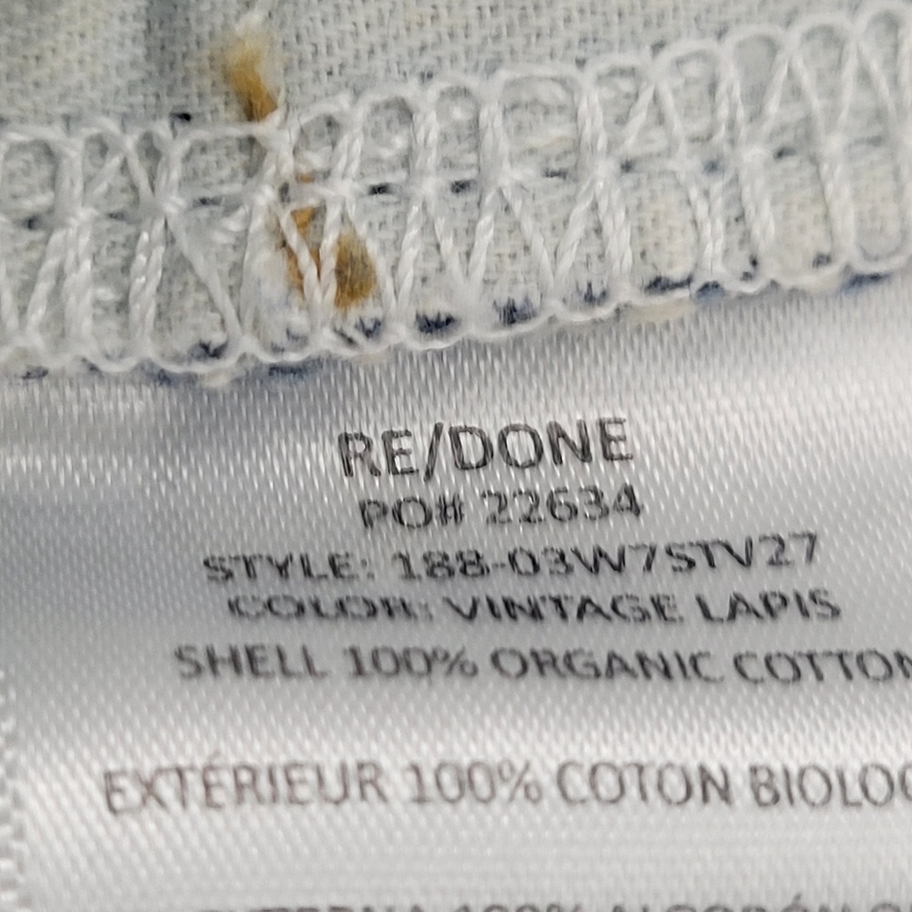 Re/Done Blue Boyfriend Jeans - Picture 7 of 11